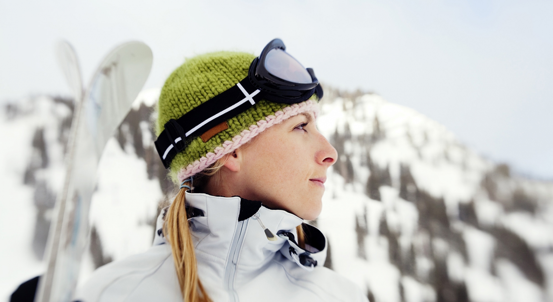 Woman Skiier