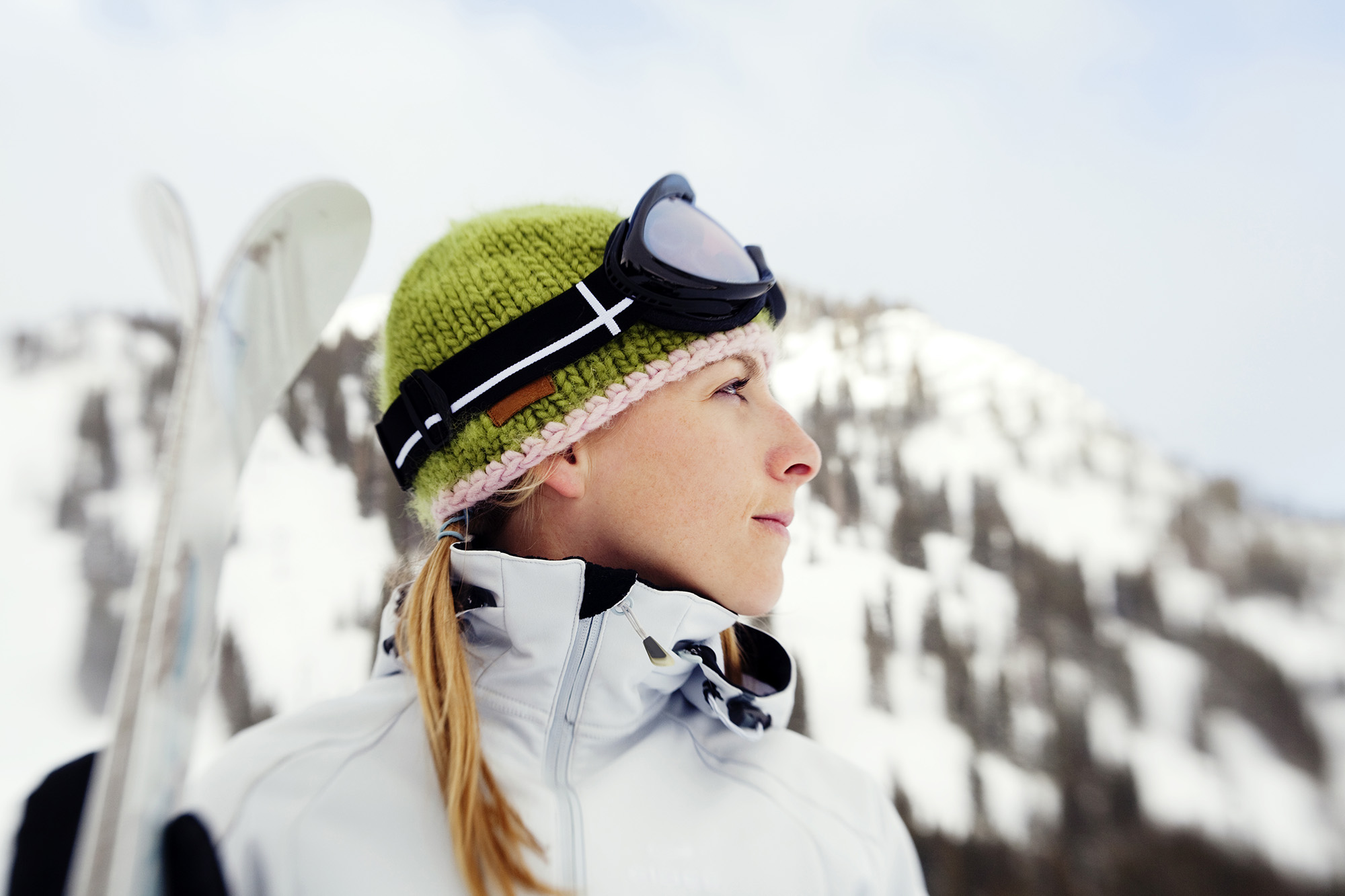 Woman Skiier
