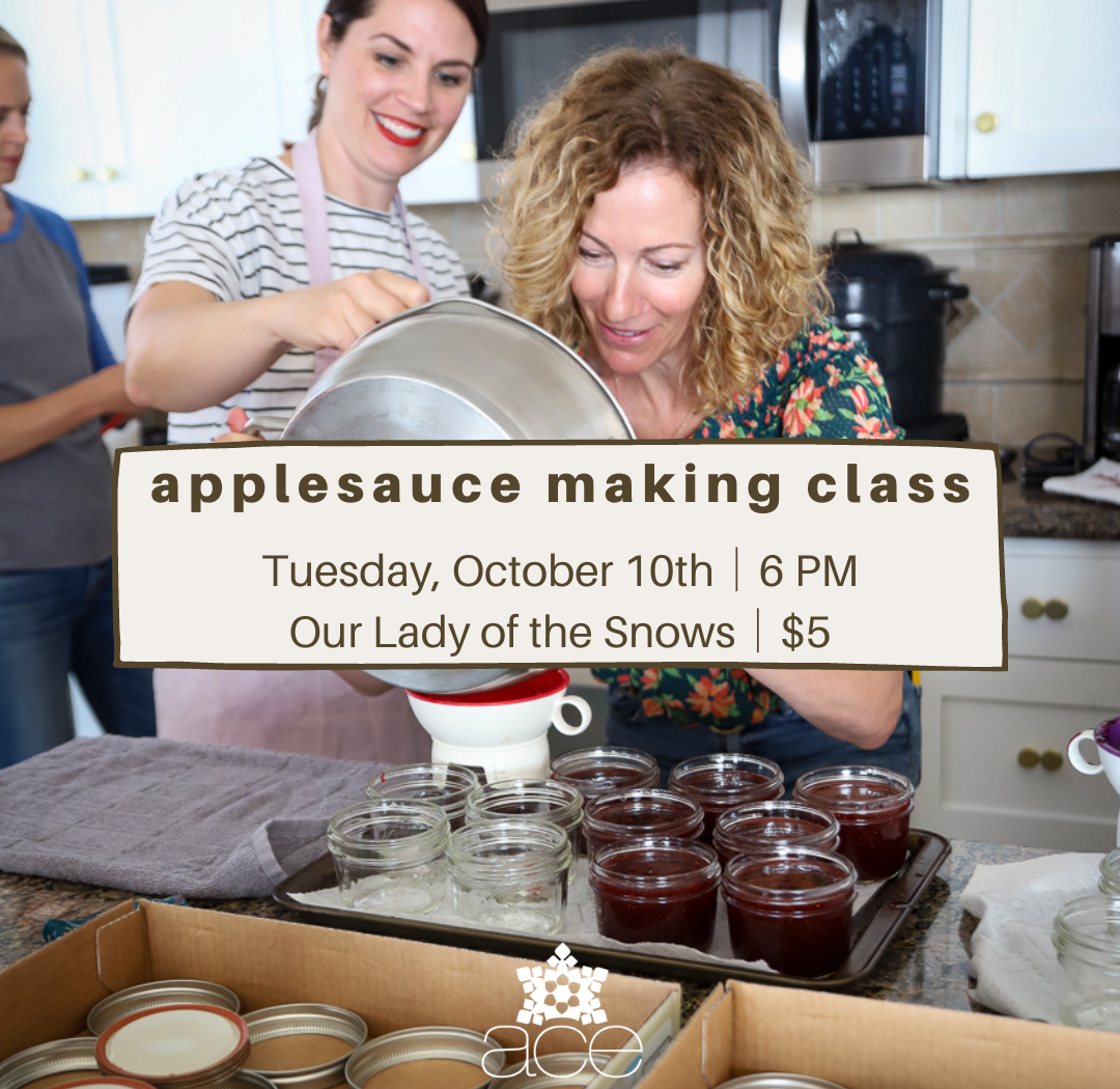 Applesauce Making Class (ACE)