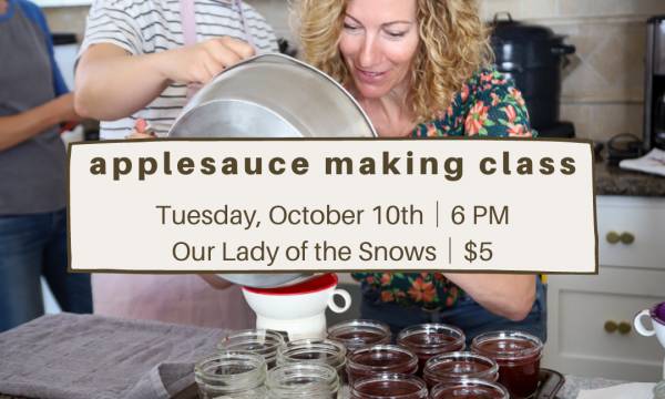 Applesauce Making Class (ACE)