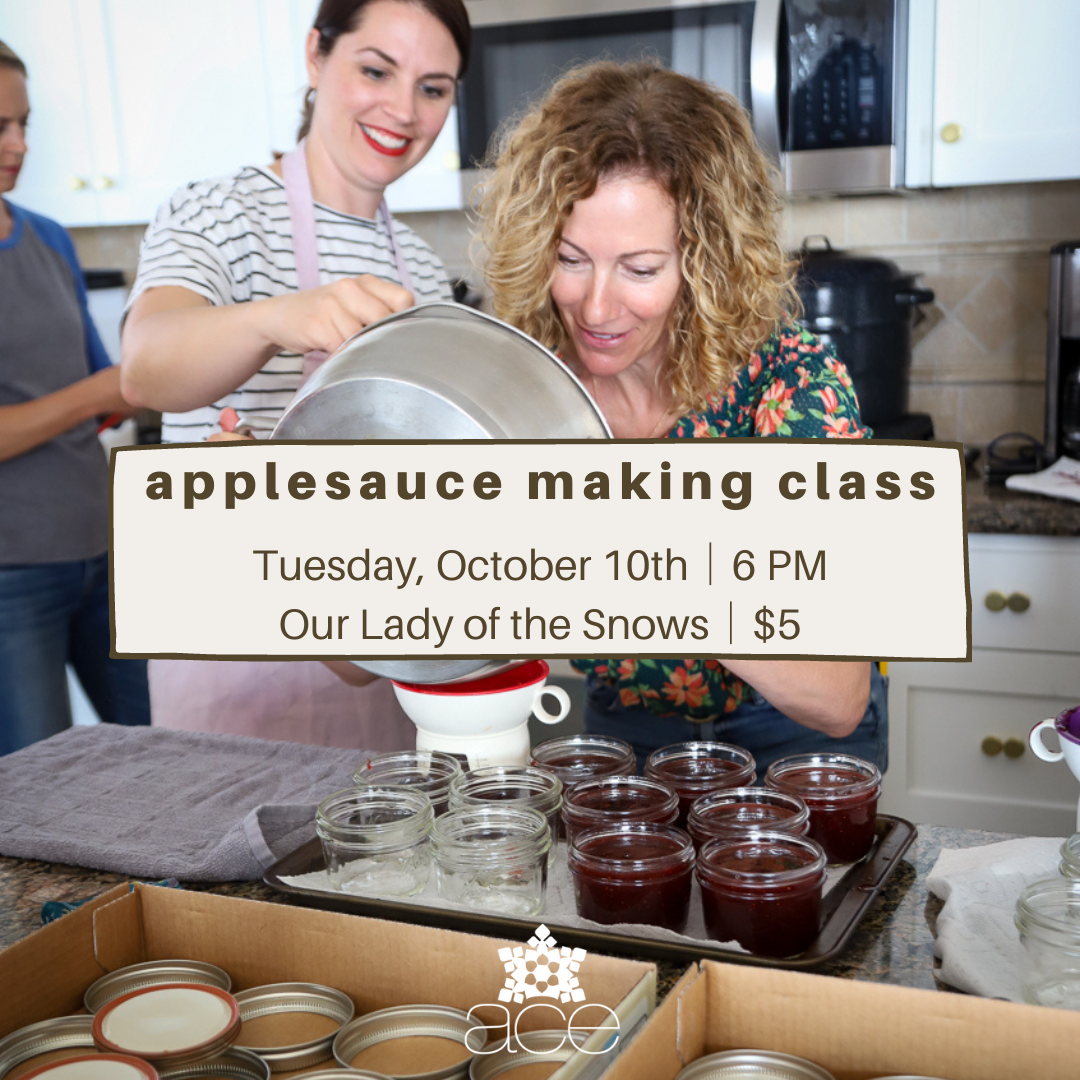 Applesauce Making Class (ACE)